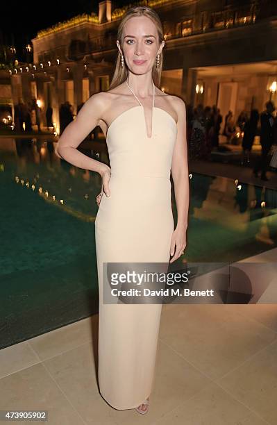 Emily Blunt attends as The IFP, Calvin Klein Collection & euphoria Calvin Klein Celebrate Women In Film at the 68th Cannes Film Festival on May 18,...