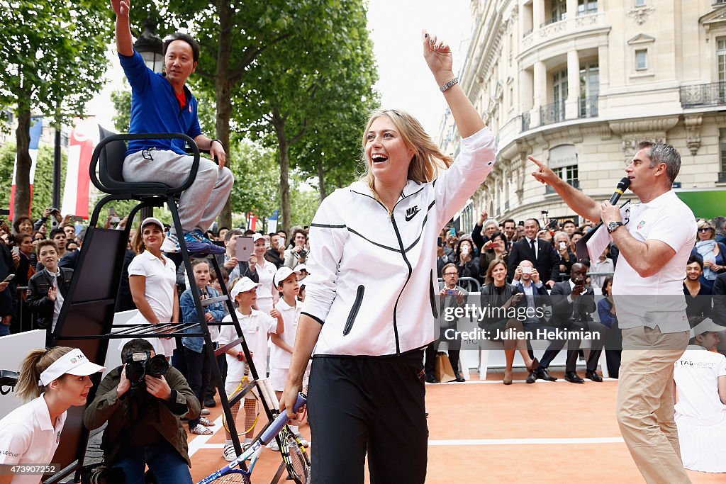 Maria Sharapova At The Tag Heuer Boutique In Paris