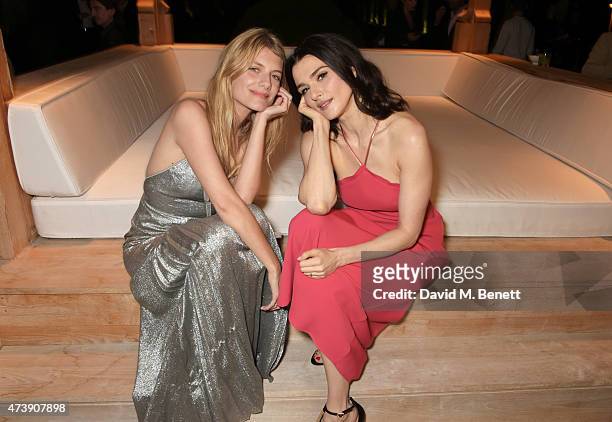 Melanie Laurent and Rachel Weisz attends as The IFP, Calvin Klein Collection & euphoria Calvin Klein Celebrate Women In Film at the 68th Cannes Film...