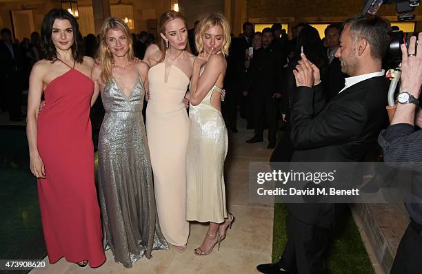 Rachel Weisz, Melanie Laurent, Emily Blunt and Sienna Miller are photographed by Francisco Costa, Women's Creative Director of Calvin Klein...