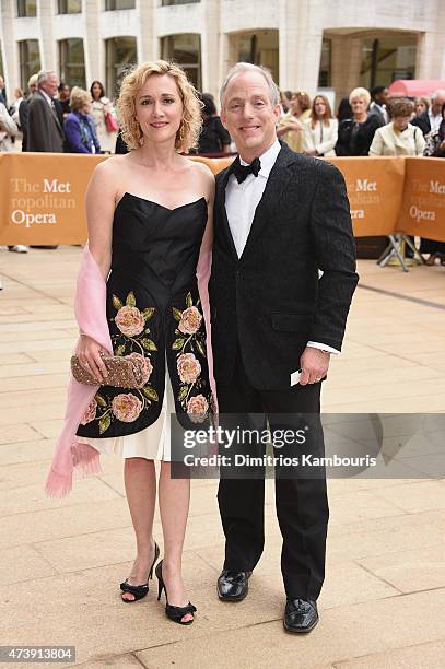 Mark and Holly Monroe attend the American Ballet Theatre's 75th Anniversary Diamond Jubilee Spring Gala at The Metropolitan Opera House on May 18,...