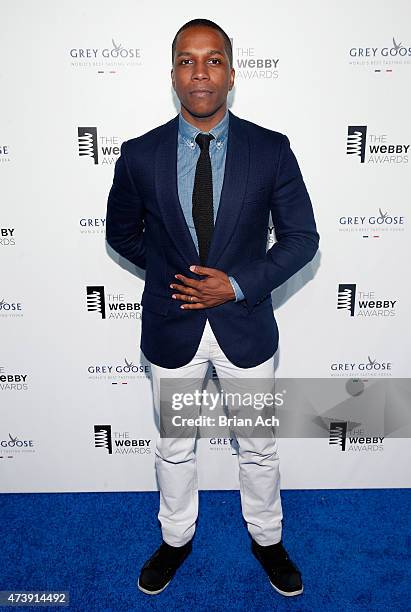 Actor Leslie Odom Jr. Attends the 19th Annual Webby Awards on May 18, 2015 in New York City.