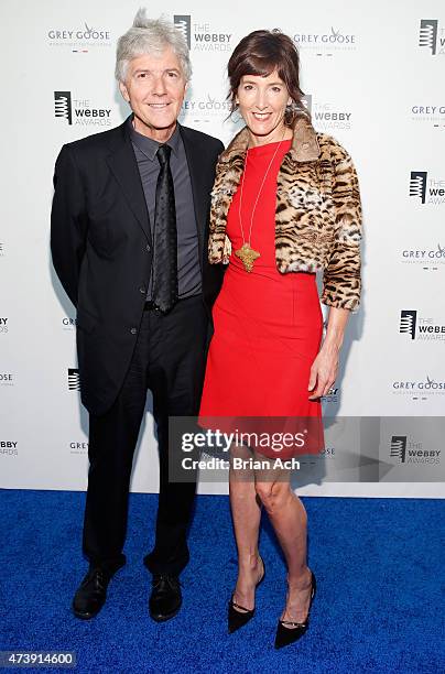 Wired Ventures co-founders Louis Rossetto and Jane Metcalfe attend the 19th Annual Webby Awards on May 18, 2015 in New York City.