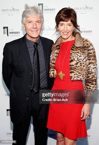 Wired Ventures co-founders Louis Rossetto and Jane Metcalfe attend the 19th Annual Webby Awards on May 18, 2015 in New York City.