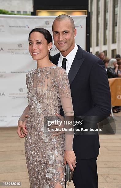 Nigel Barker and Cristen Barker attend the American Ballet Theatre's 75th Anniversary Diamond Jubilee Spring Gala at The Metropolitan Opera House on...