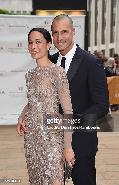 Nigel Barker and Cristen Barker attend the American Ballet Theatre's 75th Anniversary Diamond Jubilee Spring Gala at The Metropolitan Opera House on...