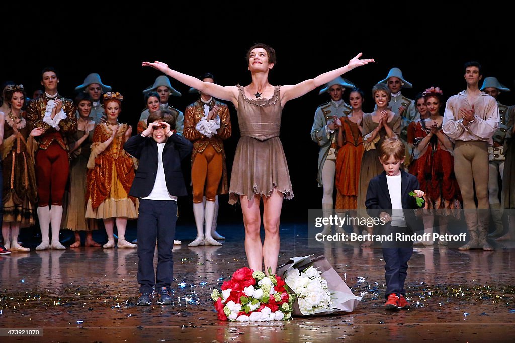 Star Dancer Aurelie Dupont Says Goodbye To The Paris Opera In "L'Histoire De Manon" In Paris