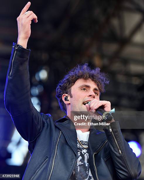 Recording artist Mikky Ekko performs during Rock in Rio USA at the MGM Resorts Festival Grounds on May 16, 2015 in Las Vegas, Nevada.