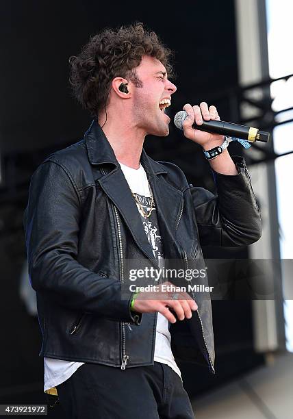 Recording artist Mikky Ekko performs during Rock in Rio USA at the MGM Resorts Festival Grounds on May 16, 2015 in Las Vegas, Nevada.