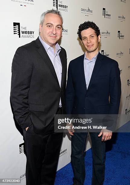 Andrew Freed and Thomas Kale attend the 19th Annual Webby Awards on May 18, 2015 in New York City.