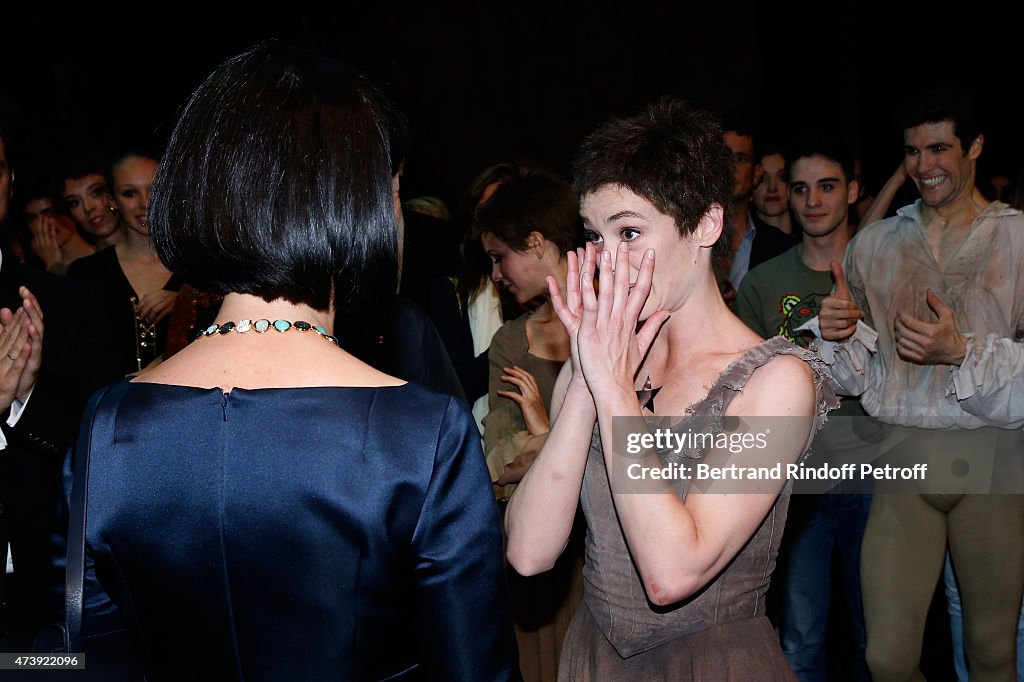 Star Dancer Aurelie Dupont Says Goodbye To The Paris Opera In "L'Histoire De Manon" In Paris