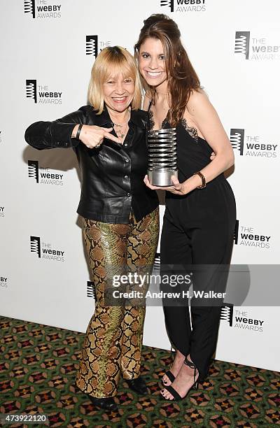 Cindy Gallop and Senior Account Executive at Leo Burnett Shaina Holtz attend the 19th Annual Webby Awards on May 18, 2015 in New York City.