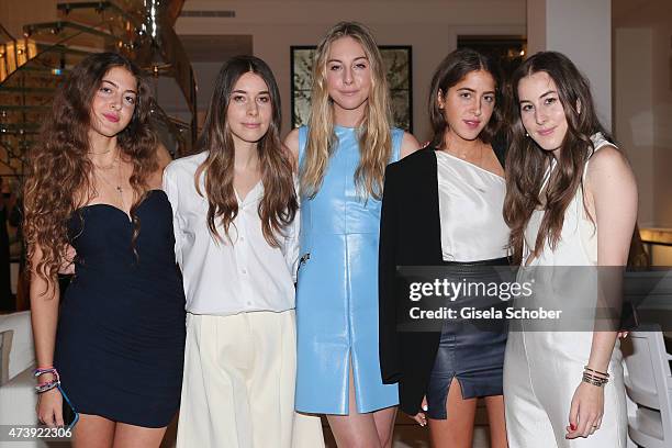 Sama Abu Khadra , Danielle Haim, Este Haim, Haya Abu Khadra and Alana Haim attend IFP, Calvin Klein Collection & euphoria Calvin Klein celebrate...