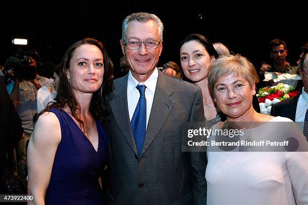 Family of Aurelie Dupont ; Her father Professor Bertrand Dupont, her mother Jacqueline and her sisters Marie Charlotte and Benjamine attend Star...