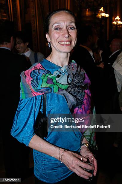 Director of School Dance of Opera de Paris Elisabeth Platel attends Star Dancer Aurelie Dupont says goodbye to the Paris Opera performing in...