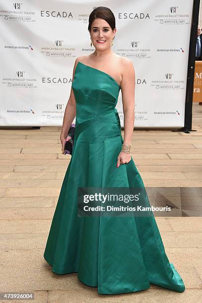 Julie Wald attends the American Ballet Theatre's 75th Anniversary Diamond Jubilee Spring Gala at The Metropolitan Opera House on May 18, 2015 in New...