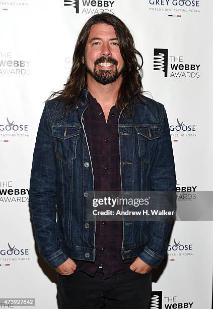 Musician Dave Grohl attends the 19th Annual Webby Awards on May 18, 2015 in New York City.