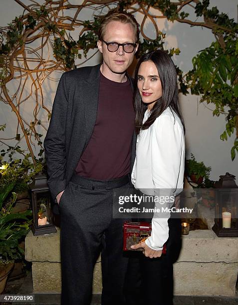 Paul Bettany and Jennifer Connelly attend The Cinema Society with Town & Country host a special screening ff Sony Pictures Classics' "Aloft" after...