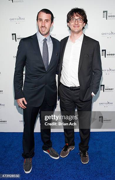 Co-Founder and CEO of Spring Alan Tisch and Octavian Costache attend the 19th Annual Webby Awards on May 18, 2015 in New York City.