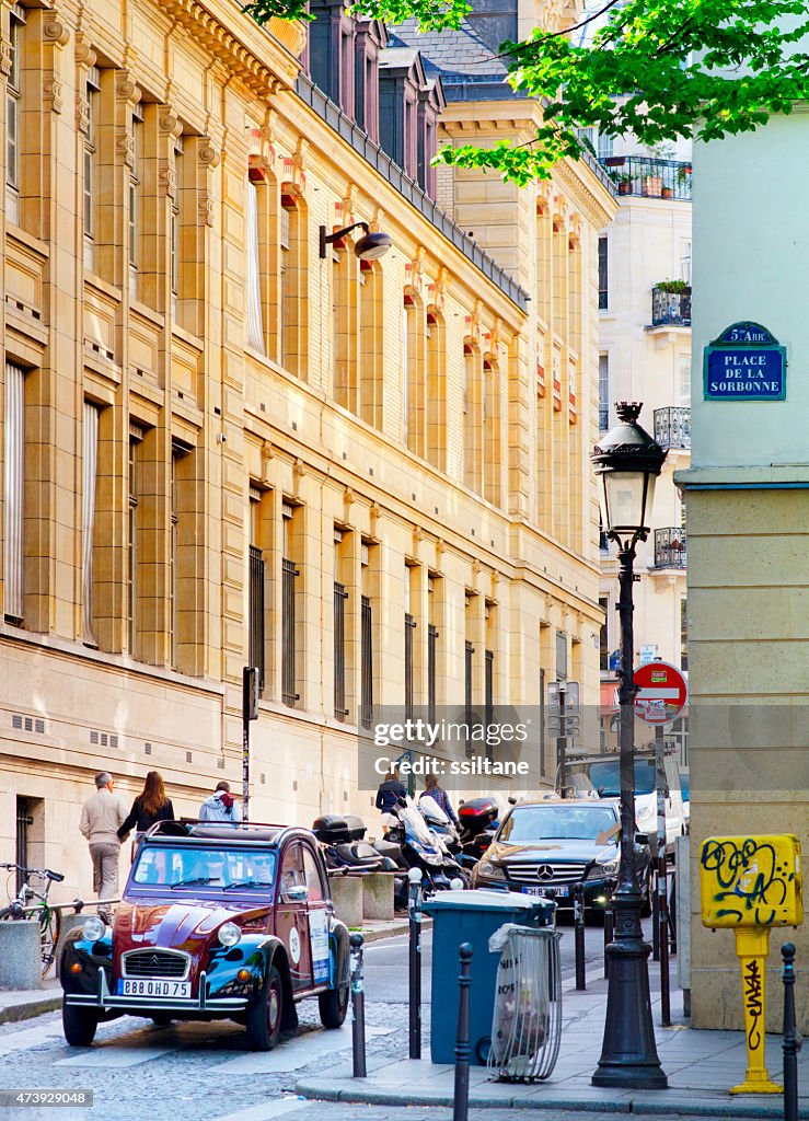 Citroen at Place de la Sorbonne, Paris, France