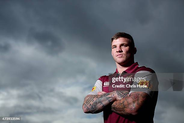 Josh McGuire poses during a media session at the Brisbane Showgrounds on May 19, 2015 in Brisbane, Australia.