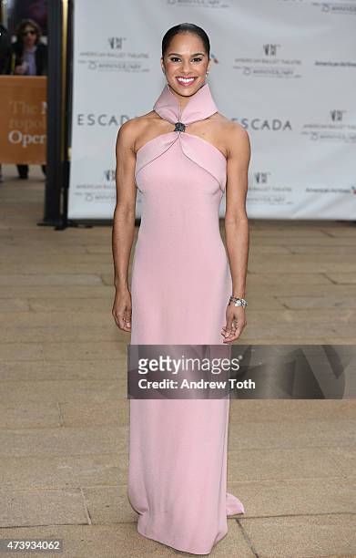 Ballet Dancer Misty Copeland attends the American Ballet Theatre's 75th Anniversary Diamond Jubilee Spring Gala at The Metropolitan Opera House on...