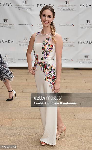 Scout Forsythe attends the American Ballet Theatre's 75th Anniversary Diamond Jubilee Spring Gala at The Metropolitan Opera House on May 18, 2015 in...