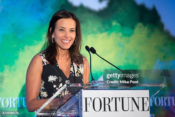 Dina Powell attends Fortune Magazines 2015 Most Powerful Women Evening With NYC at Time Warner Center on May 18, 2015 in New York City.