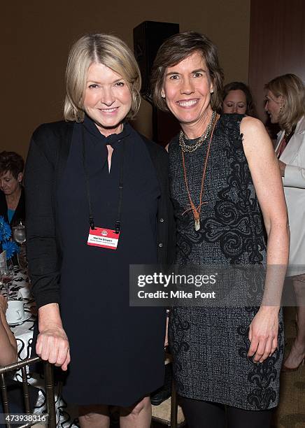 Martha Stewart and Fortune senior editor at large Patricia Sellers attend Fortune Magazines 2015 Most Powerful Women Evening With NYC at Time Warner...