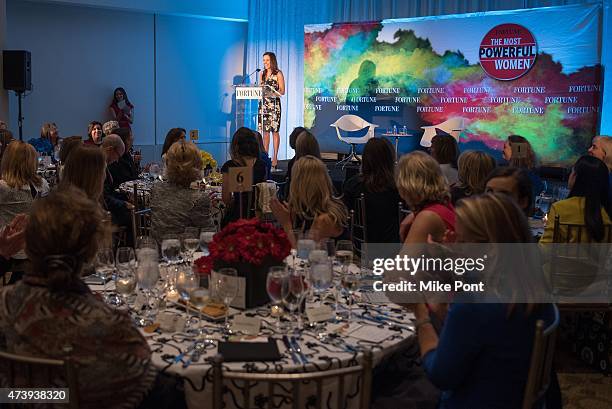 General view of atmosphere at Fortune Magazines 2015 Most Powerful Women Evening With NYC at Time Warner Center on May 18, 2015 in New York City.