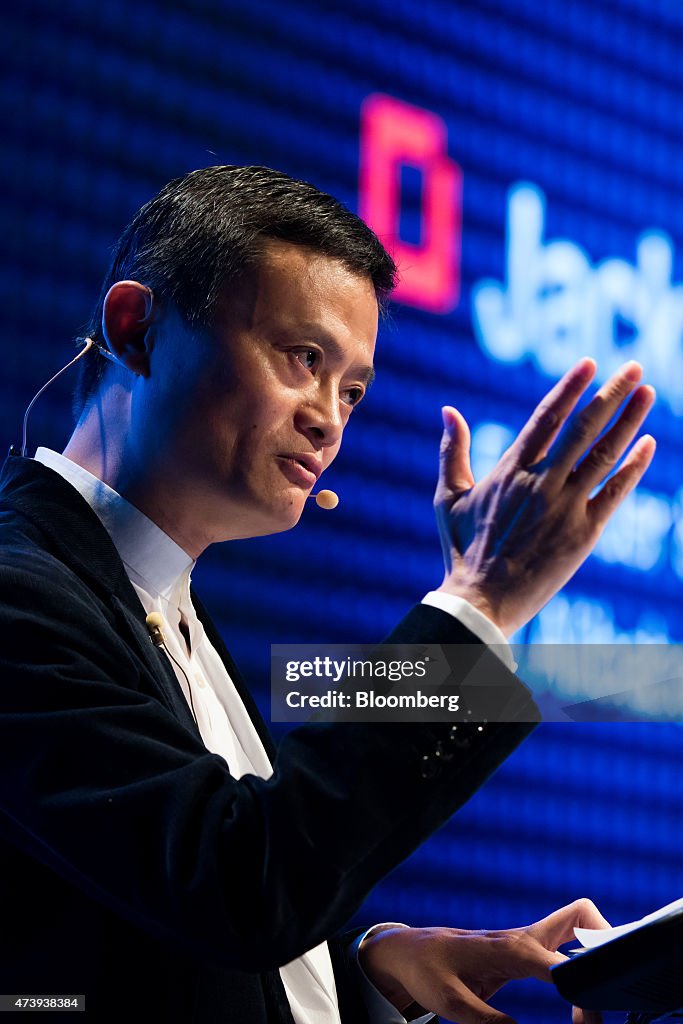 Alibaba Group Holding Ltd. Chairman And Billionaire Jack Ma Speaks At The Asian Leadership Forum