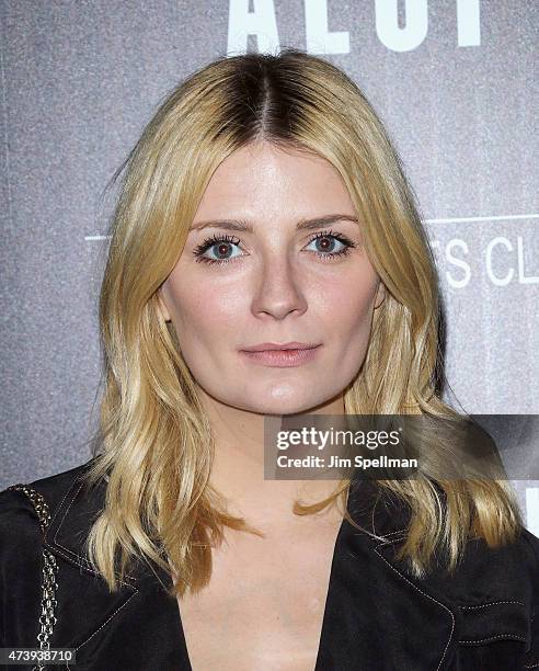 Actress Mischa Barton attends The Cinema Society with Town & Country host a special screening of Sony Pictures Classics' "Aloft" at Tribeca Grand...