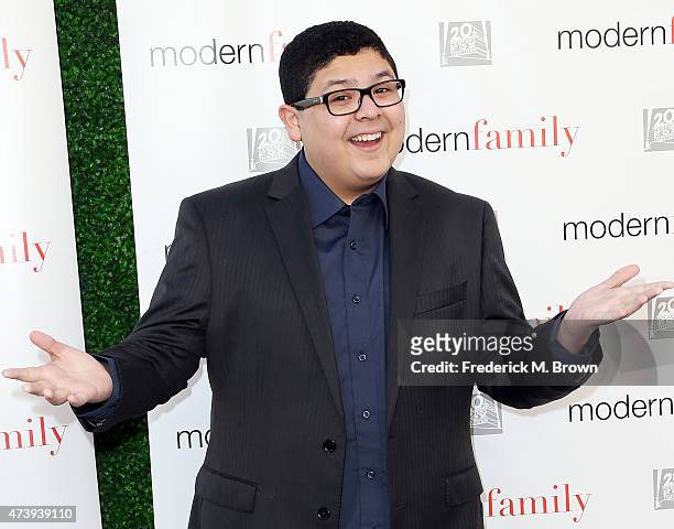 Actor Rico Rodriguez attends the ATAS Screening of the "Modern Family" Season Finale "American Skyper" at the Fox Studio Lot on May 18, 2015 in...