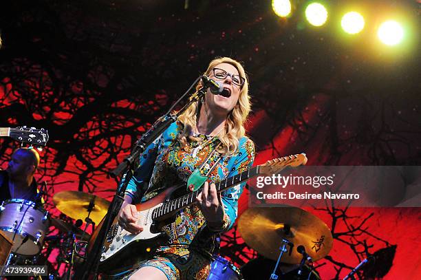 Susan Tedeschi of Tedeschi Trucks Band performs during the 2015 Central Park Summerstage - Tedeschi Trucks Band With Spirit Family Reunion at Rumsey...