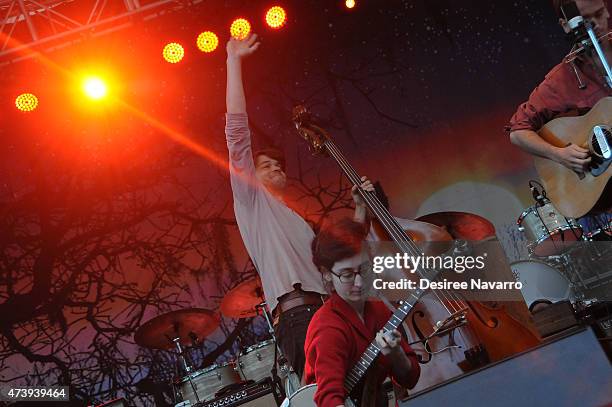 Ken Woodward and Maggie Carson of Spirit Family Reunion perform during the 2015 Central Park Summerstage - Tedeschi Trucks Band With Spirit Family...