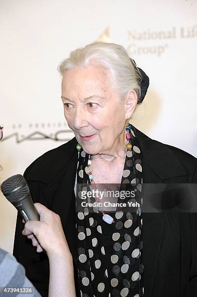 Rosemary Harris attends 81st Annual Drama League Awards Ceremony And Luncheon at Marriot Marquis Times Square on May 15, 2015 in New York City.
