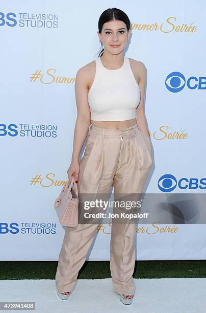Actress Katherine Herzer arrives at CBS Television Studios 3rd Annual Summer Soiree Party at The London Hotel on May 18, 2015 in West Hollywood,...