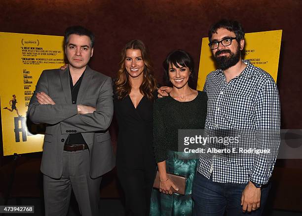 Actor Kevin Corringan, personal trainer Jennifer Widerstrom, actress Constance Zimmer and director Andrew Bujalski attend the Los Angeles special...