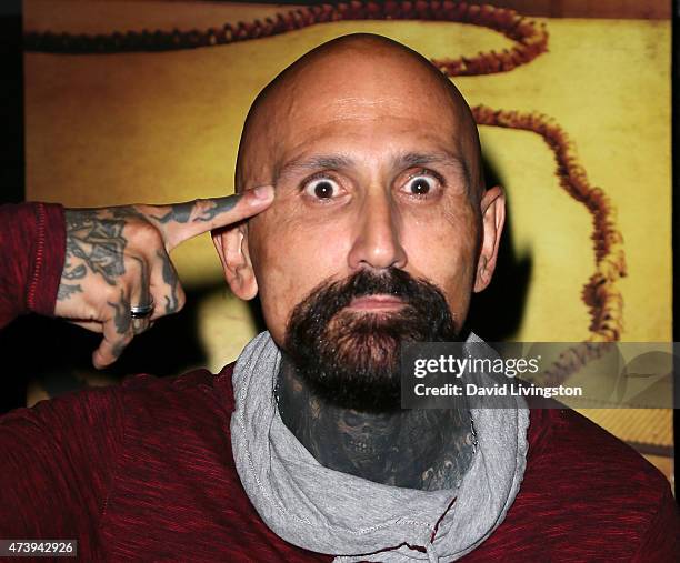 Actor Robert LaSardo attends the premiere of IFC Midnight's "The Human Centepede 3 at the TCL Chinese 6 Theatres on May 18, 2015 in Hollywood,...