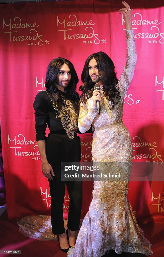 Conchita Wurst Presents Her Wax Figure At Madame Tussauds Vienna