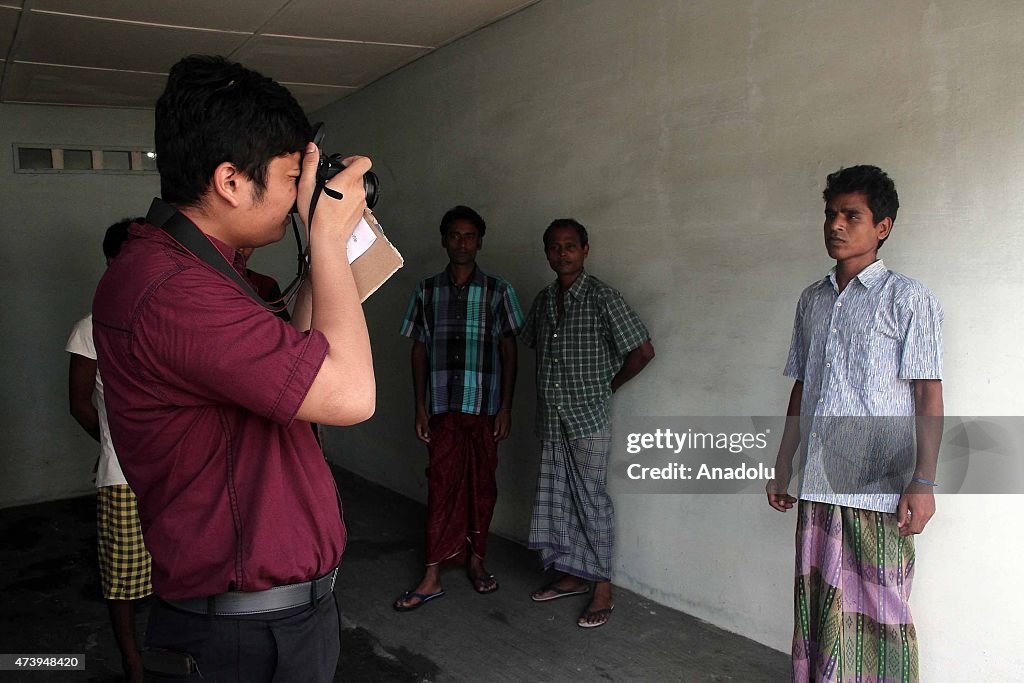Rohingya migrants located in Medan