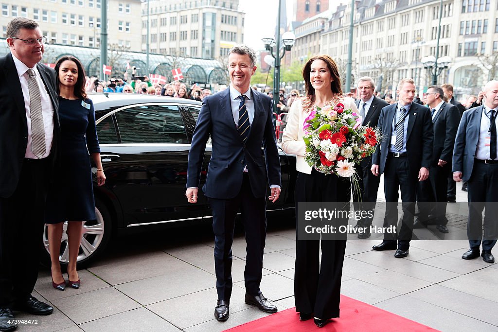 Crown Prince Frederik and Crown Princess Mary Of Denmark Visit Germany