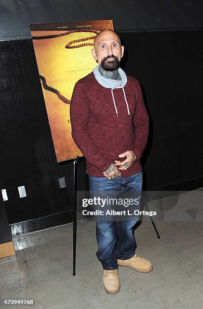 Actor Robert LaSardo arrives for the Premiere Of IFC Midnight's "The Human Centepede 3 " held at TCL Chinese 6 Theatres on May 18, 2015 in Hollywood,...