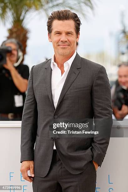 Actor Josh Brolin attends a photocall for "Sicario" during the 68th annual Cannes Film Festival on May 19, 2015 in Cannes, France.