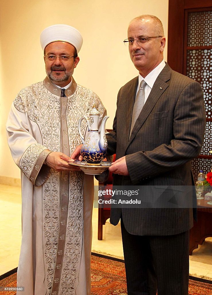 Turkey's head of religious affairs visits Bethlehem