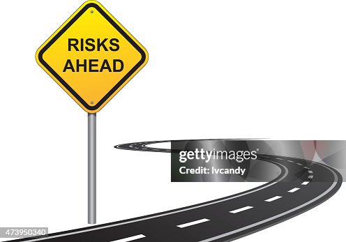 Transportation Risks Sign Risk Road Sign High-Res Vector Graphic - Getty Images
