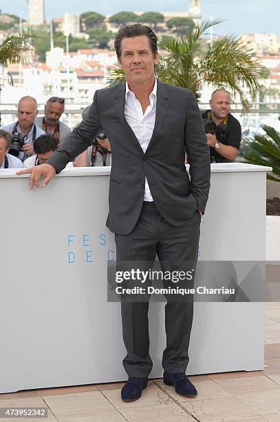 Actor Josh Brolin attends a photocall for "Sicario" during the 68th annual Cannes Film Festival on May 19, 2015 in Cannes, France.