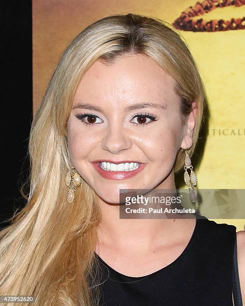 Actress Bree Olson attends the premiere of "The Human Centepede 3 " at the TCL Chinese 6 Theatres on May 18, 2015 in Hollywood, California.