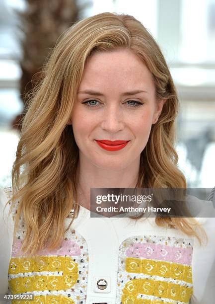 Emily Blunt attends the "Sicario" photocall during the 68th annual Cannes Film Festival on May 19, 2015 in Cannes, France.