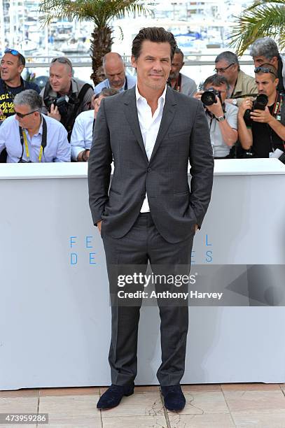 Josh Brolin attends the "Sicario" photocall during the 68th annual Cannes Film Festival on May 19, 2015 in Cannes, France.